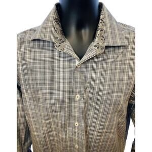 English Laundry Christopher Wicks Dress Shirt Purple Sz 16